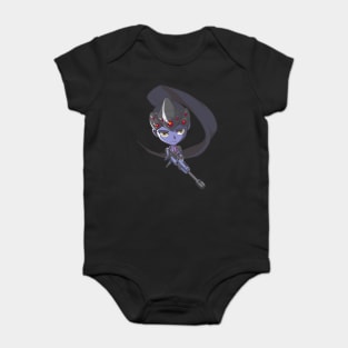 Overwatch Widowmaker Cute Spray Baby Bodysuit